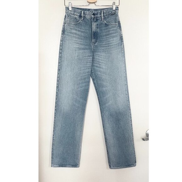 G-Raw Blue Tedie Ultra High Straight Jeans Sz 27/32 - Picture 1 of 10